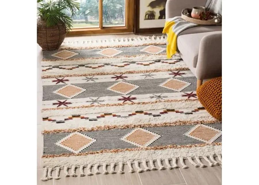 Kabira Hand-Knotted Rug - Ivory - Ivory