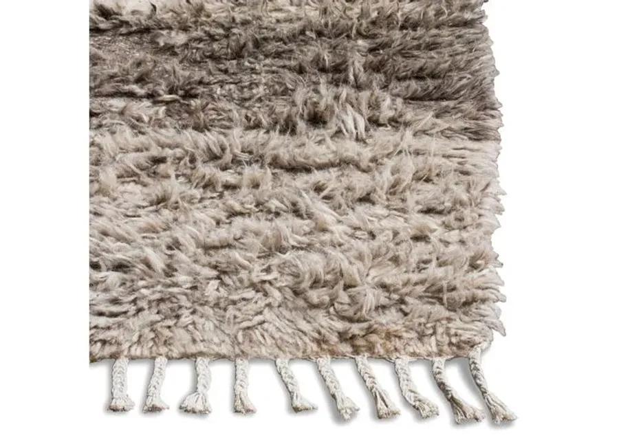 Lina Hand-Knotted Rug - Ivory/Gray - Gray