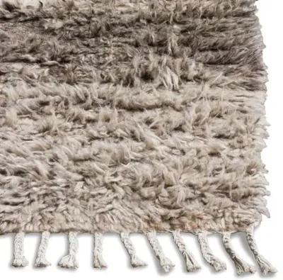 Lina Hand-Knotted Rug - Ivory/Gray - Gray