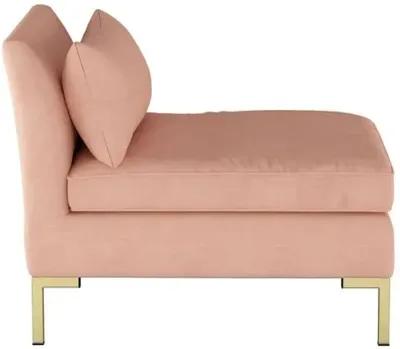 Marceau Slipper Chair - Handcrafted - Pink