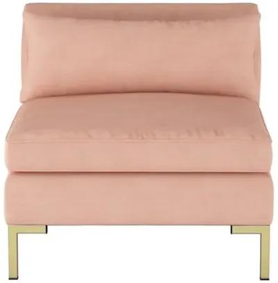 Marceau Slipper Chair - Handcrafted - Pink