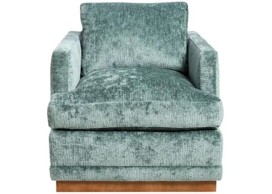 Shaw Velvet Swivel Club Chair - Hancrafted in the USA