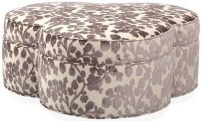 Portsmouth Upholstered Ottoman - Amethyst Velvet - Purple