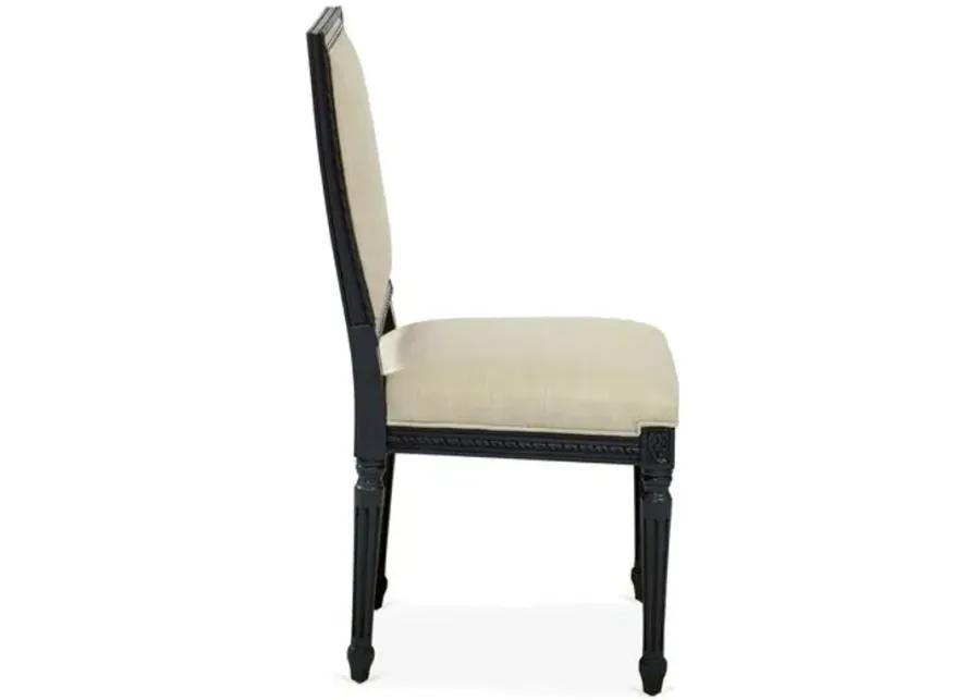 Exeter Side Chair - Ivory Crypton