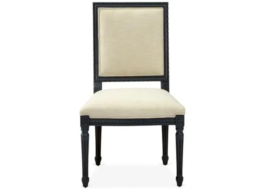 Exeter Side Chair - Ivory Crypton