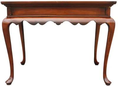 Queen Anne-Style Tea Table - Something Vintage - Brown