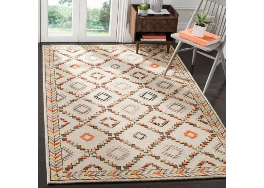 Izo Kids' Rug - Ivory - Ivory