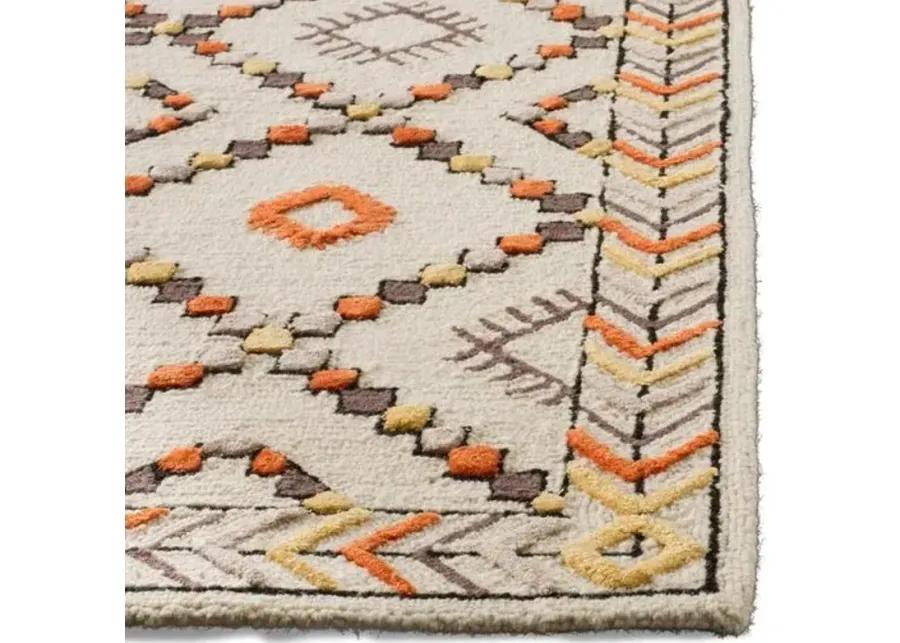 Izo Kids' Rug - Ivory - Ivory