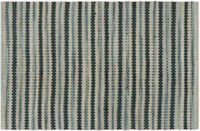 Ozit Jute-Blend Rug - Blue/Black - Blue