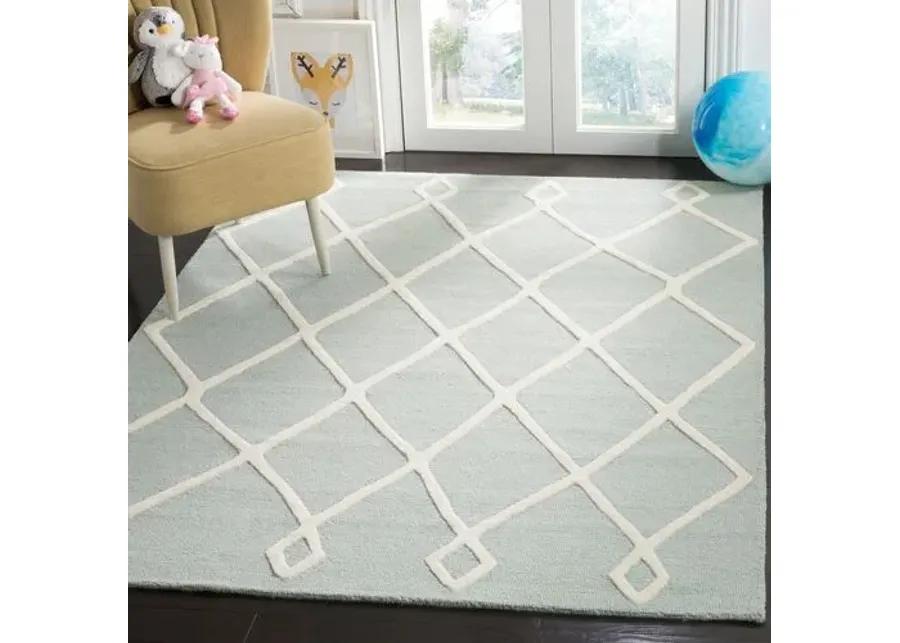 Fiiu Kids' Rug - Mint/Ivory - Green - Green