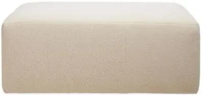 Blake Upholstered Ottoman - Kim Salmela - Handcrafted - Ivory