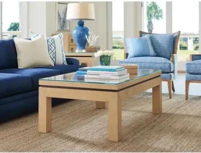 Harbor Raffia Coffee Table - Natural - Barclay Butera - Beige