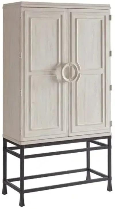 Jade Bar Cabinet - Whitewash - Barclay Butera - Ivory