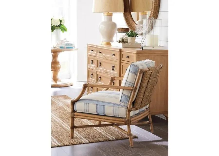 Redondo Accent Chair - Blue Stripe - Barclay Butera, Comfortable, Durable