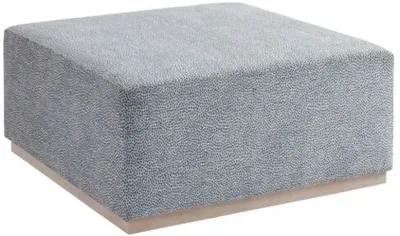 Clayton Cocktail Ottoman - Blue Spot - Barclay Butera