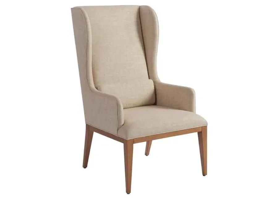 Seacliff Wingback Armchair - Sand - Barclay Butera - Brown