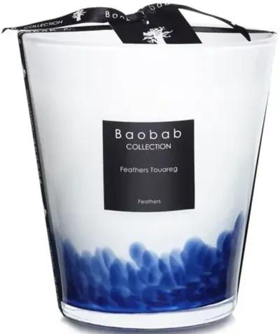 Feathers Touareg Candle - Mint & Jasmine - BAOBAB COLLECTION - Blue