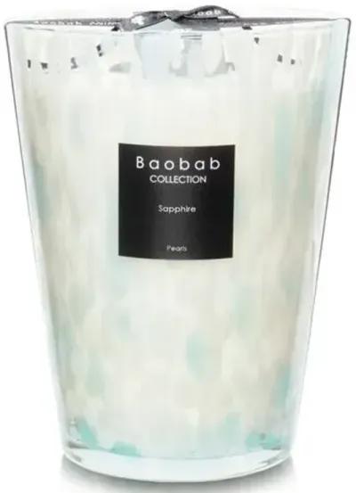 Sapphire Pearls Candle - Seaweed & Myrrh - BAOBAB COLLECTION - Blue