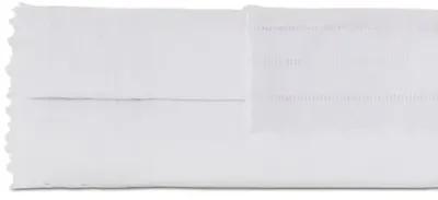 Harper Sheet Set - White, 300 Thread Count, Egyptian Cotton Sateen, Soft and Luxurious