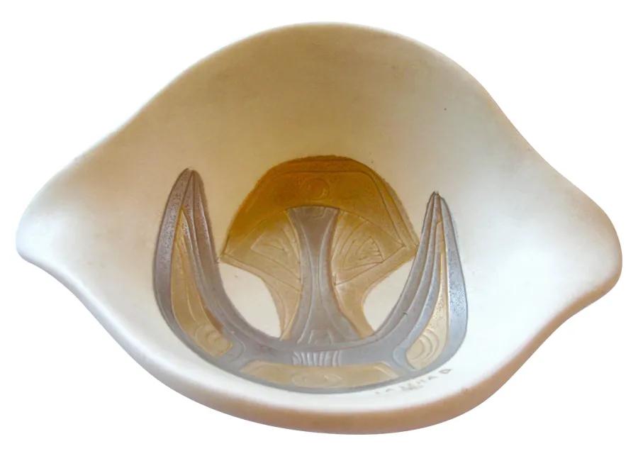 Sascha Brastoff Mid-Century Bowl - The Emporium Ltd. - White