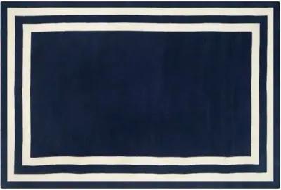 Fitzgerald Border Rug - Ralph Lauren Home - Blue - Blue