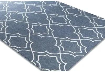 Sita Outdoor Rug - Charcoal/White - Gray - Gray