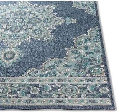 Embiid Outdoor Rug - Aqua/Teal - Blue - Blue