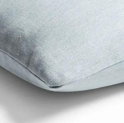 Hazel Pillow - Smoky Blue Linen