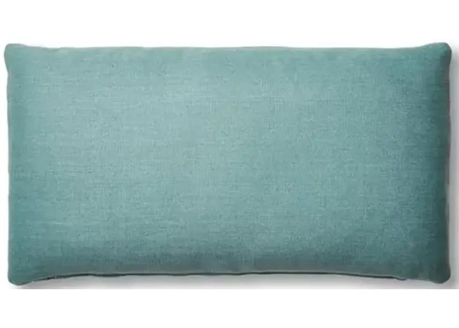 Ada Long Lumbar Pillow - Surf Linen