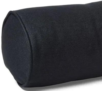 Anne Bolster Pillow - Black Linen