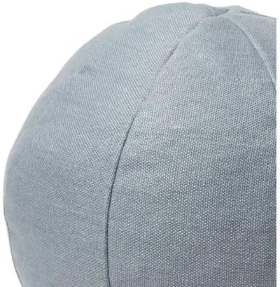 Emma 11x11 Ball Pillow - Smoky Blue Linen