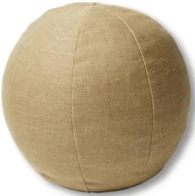 Emma 11x11 Ball Pillow - English Green Linen