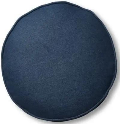 Claire 16x16 Disc Pillow - Navy Linen