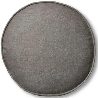 Claire 16x16 Disc Pillow - Charcoal Linen