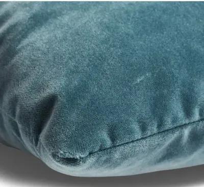 Hazel Pillow - Teal Velvet