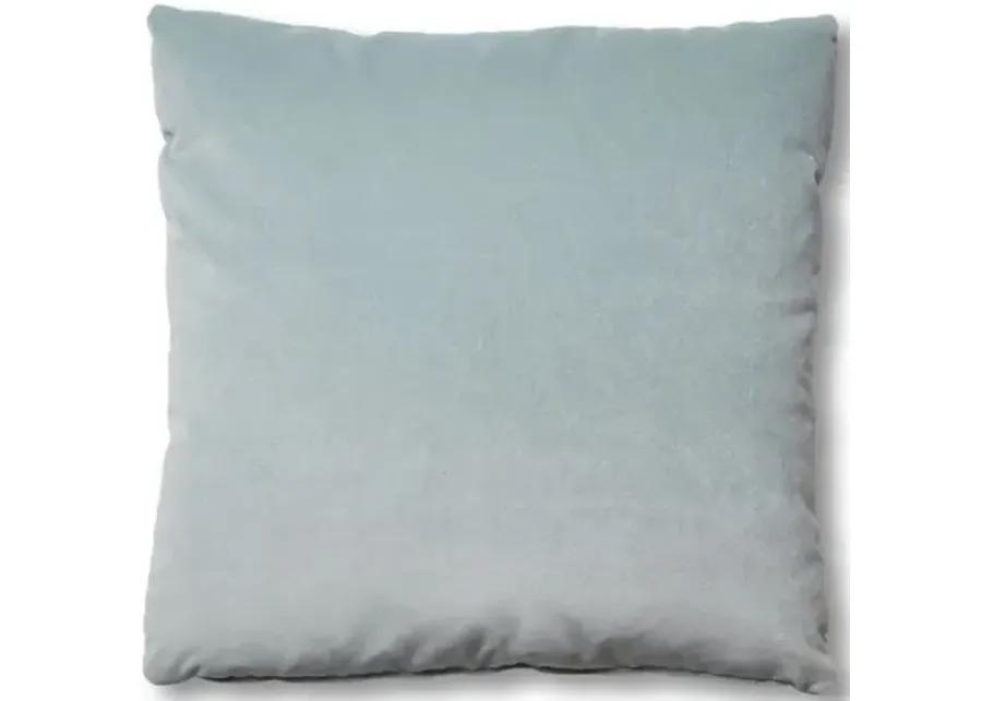 Hazel Pillow - Sky Blue Velvet