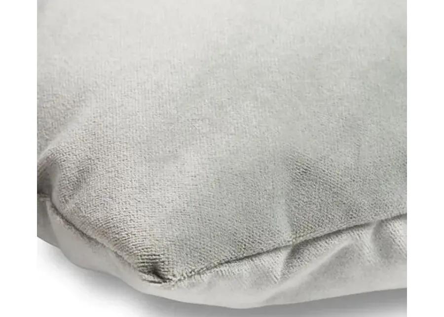 Ada Long Lumbar Pillow - Mineral Velvet