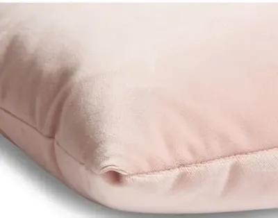 Ada Long Lumbar Pillow - Mauve Velvet