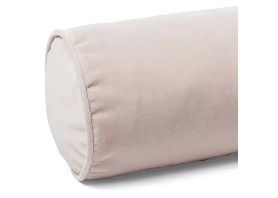 Anne Bolster Pillow - Mauve Velvet