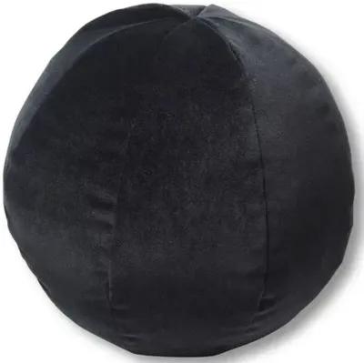 Emma 11x11 Ball Pillow - Ebony Velvet