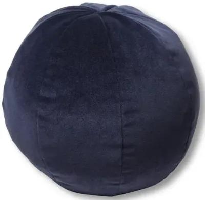 Emma 11x11 Ball Pillow - Navy Velvet