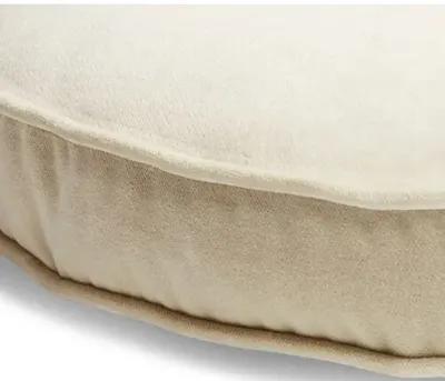 Claire 16x16 Disc Pillow - Bisque Velvet