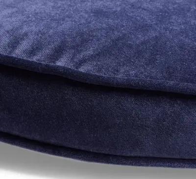 Claire 16x16 Disc Pillow - Navy Velvet