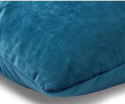 Hazel Pillow - Prussian Blue Velvet