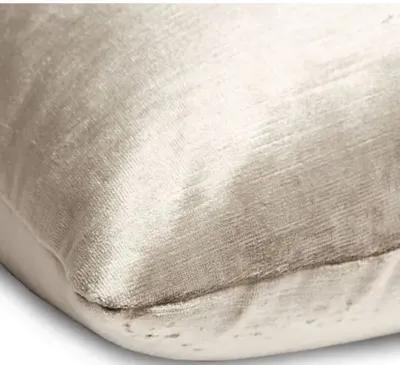 Hazel Pillow - Silver-Gray Velvet