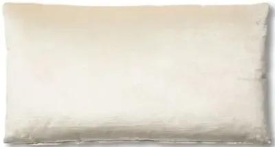 Ada Long Lumbar Pillow - Oyster Velvet