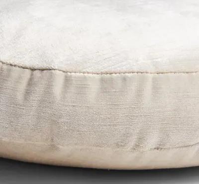 Claire 16x16 Disc Pillow - Oyster Velvet