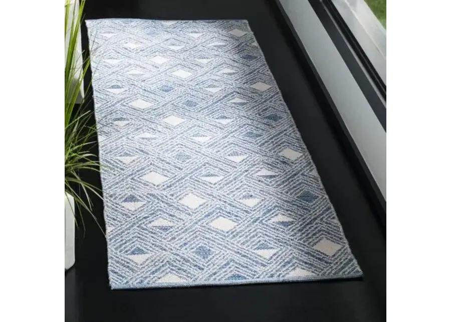 Jude Kids' Rug - Blue/Ivory - Blue