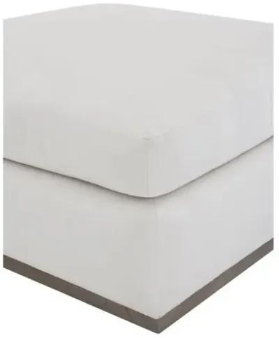 Pratt Crypton Ottoman - White