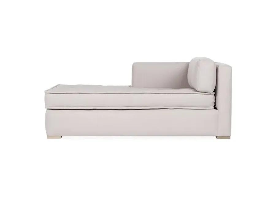 Lane LF Tufted Chaise - Gray - Comfortable, Sturdy, Stylish